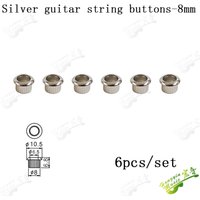 HUATOOL-Electric Acoustic Guitar Buttons, Open Buttons, Semi-closed Buttons, 6 PCs/Set