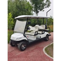 High Power Golf Cart,Cool Screen Audio Party Car, 72V Electric Golf Cart With Off-Road Tires Seats With Armrests Gear Adjustment