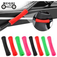 MUQZI 4/8pcs MTB Brake Shift Protection Sleeve Road Bike Frame Cable Housing Line Rubber Protector Cover Bicycle Accessories