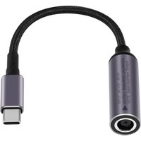 PD 100W DC 7.4mm x 5.0mm Female(7.4 x 0.6mm) Input to USB Type C Male Power Charging Cable, 100W DC7450 to Type C Cable with PD