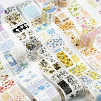 Fruit Theme PET Tape 50mm X 2m/Roll Aesthetic Decorative Stickers for Handbooks Journals Scrapbooking Art Masking Tapes