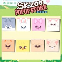 50Pcs/Set New Model SKZOO Cartoon Cute Notebook Convenience Stickers Felix HyunJin Jisung Jeongin Peripheral Support