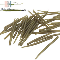 50/150Pcs Carp Fishing Rig Anti Sleeves Terminal Carp Fishing Accessories Anti Winding Hook Sleeves Aligner Positioner Tubes B.H