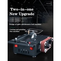 Multifunctional Mini Table Saw Cutting Machine Woodworking Metal Chainsaw Belt Sander Knife Sharpener Grinding And Cutting Tools