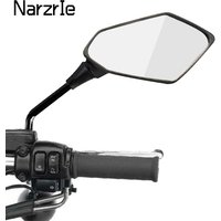 2Pcs/Pair Motorcycle Rearview Mirror Scooter Motocross Rearview Mirrors Electrombile Back Side Convex Mirror 8/10mm