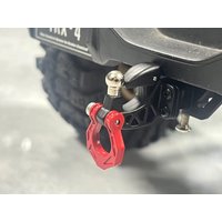 For 1/8 1/10 Rc Crawler Car Axial Scx10 for traxxas Trx4 Rgt Yikong Redcat Metal Rear Bumper Tow Trailer Hook Drop Hitch Receive