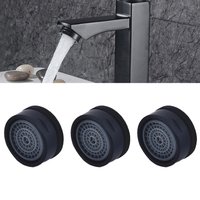3pcs Water Saving Faucet Tap Aerator Water Flow Restrictor Regulator For M24 Male Thread Bathroom Faucet Bubbler Filter Sprayer