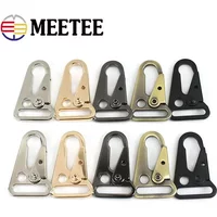 2/4/10Pcs 20/25/32/38mm Metal Strap Buckles Bag Trigger Snap Hook Webbing Chain Clasp Dog Collar Buckle DIY Hardware Accessories