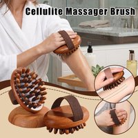 Sandalwood Meridian Brush Massage Tool Whole Body Gua Sha Scraping Slimming Anti Cellulite Release Waist Belly Massage Tools