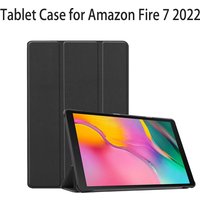 Tablet Case for Amazon Fire 7 2022 Protective Cover(PU Leather Material,ultra Slim,Shockproof)