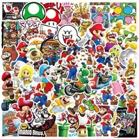 AliExpress Bandai 50pcs Anime Cartoon Sticker Mario Bros Game Skateboard Bicycle Guitar Book Laptop Phone Motorcycle Waterproof Kids Sticker