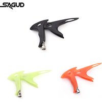 SAGUD Airbrush Holder Accessories Portable Plastic Airbrush Stand Black/Green/Orange for Dual-Action Air Brush Holder Accessory
