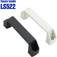 Thickened black nylon handle ls522 cabinet door small handle surface mounted industrial equipment toolbox machine tool plastic h