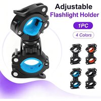 AliExpress pinmoap 1PC Bicycle Flashlight Holder 360 Degree Rotatable Bike Light Mount Clamp Adjustable Torch Bracket For Mountain and Road Bike