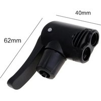 AliExpress NONE Dual Head Bicycle Track Pump Nozzle Adapter Convertor Universal Air Pump Valve Adaptor for MTB Road Bike BMX Inflation Cycling R