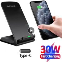 Fast Wireless Charger For Ulefone Armor 12 5G Blackview BV9900 Pro Huawei Mate 20pro Samsung Galaxy A34 Charging Dock Station