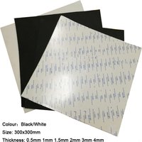 1pcs Self Adhesive Silicone Rubber Sheet 300x300x0.5/1/1.5/2/3/4mm Food Grade High Temperature Resistance Silicone Board Mat