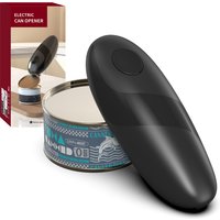Compact Automatic Electric Can Opener - One Touch Portable Kitchen Tool for Jar & Bottle Easy Storage Design Convenient Home Use