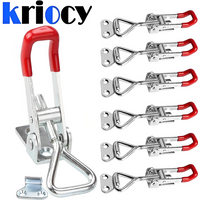 1/2/3/4pcs Adjustable Toolbox Case Metal Toggle Latch Catch Clasp Quick Release Clamp Anti-Slip Push Pull Toggle Clamp Tools