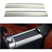 2 pièces/ensemble pour Volvo XC60 S60 S60L V60 porte-gobelet intérieur en acier inoxydable accoudoir boîte accessoires de décoration, style de voiture