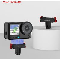 Flymile Magnetic Quick Release Adapter Mount Base for DJI OSMO Action 6/NANO Accessories Extension Bracket Plate
