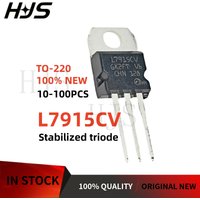 10~100Pcs NEW quality L7915CV L7915 CV Three-terminal voltage Stabilized triode TO-220 In Stock