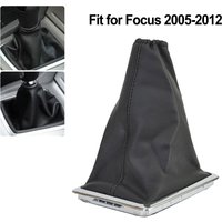 1pcs Gearshift Lever Cover And Frame Car Gear Stick Gaiter Boot PU Leather Dust Cover For Ford Focus 05-2012 Excellent Dustproof