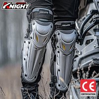 Ochraniacze na kolana i łokcie do motocykla, ochraniacze ochronne do jazdy motocrossowej na zewnątrz, regulowane ochraniacze na kolana i łokcie, sprzęt motocyklowy chroniący przed upadkiem.