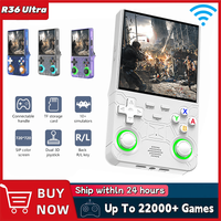 R36 Ultra Handheld WIFI Game Player 4 Inch IPS Screen Open Source Retro Video Player 64G/128G Memory up to 20000+ Games R36Ultra