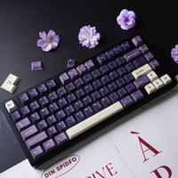 Carbon Purple Dye Sub Mechanical Keyboard Keycaps Set 143 Keys - German Korean Spanish Arabic French Russian ABNT-2 Compatible