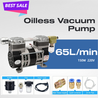 YC-65 Oil-Free Vacuum Pump | 65L/min 220V High-Power Lab Pump