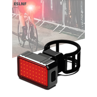 AliExpress NONE Usb Rechargeable Bicycle Rear Light IPX6 Waterproof Smart Brake Sensing Bike Taillight Night Cycling Accessories