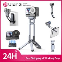 Ulanzi MA37 Quick Release Mini Tripod Overhead Tripod Handle for DJI Osmo Action 6/Osmo Nano with 1/4'' Thread Arca-Swiss Bottom