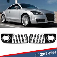 For Audi TT MK2 8J Front Bumper Fog Light Grills Grille Honeycomb Mesh Fog Light Lamp Cover 2010 2011 2012 2013 2014 8J0807682J