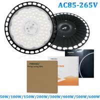Super Bright UFO LED High Bay Light AC189-265V 50W-300W IP66 Waterproof Commercial Industrial Garage Workshop Gym Market Lamp