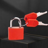 8pcs Travel Anti-Theft Lock Zinc Alloy Colorful Cabinet Lock 23MM Plastic Case Drawer Luggage Padlock for Home Gym Office