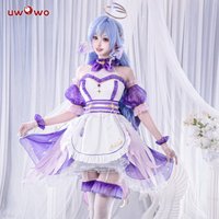 LAST BATCH UWOWO Robin Cosplay Game Honkai Star Rail Robin Maid Cosplay Costume With Wings Headpiece Halloween Role Play Outfits