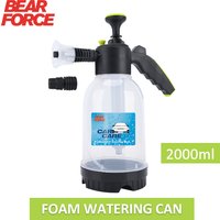2L Hand Pump Foam Sprayer Snow Foam Gun Nozzle With Pressure Relief Valve Car Wash Spray Bottle Window Cleaning Tools