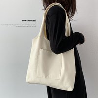 New Style Large Capacity Canvas Tote Bag Student Shoulder Bag Artistic Niche Canvas Shopping Bag