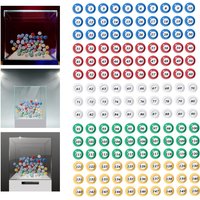 150 Bingo Balls Raffle Numbers 1-150 for Group Activities and Game Nights