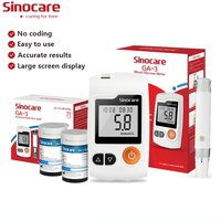 Sinocare GA-3 Blood Glucose Meter Glucometer Diabetes Lancets Blood Sugar Meter for Diabetes Tester or only Test Strips