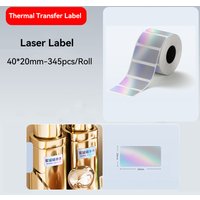 Laser Silver Label Thermal Transfer Printing Paper Round Square Laser Sticker for Niimbot M2 Printer Self-adhesive Niimbot M2/M3