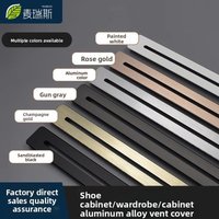 Ventilation Grille Rectangular Cover Ventilation Hole Cover Grille de Ventilation for Air Flow Cabinet Sill 45mm