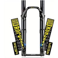 AliExpress NONE 2PCS/SHEET + LOGO Sticker-2020 ROCK/SHOX REBA RL Front Fork Sticker, Mountain Bike Front Shock Changing Sticker, Non-Transparent