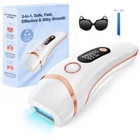 IPL-Epilierer 999000 Blinkt Laser-Haarentfernung, schmerzlose dauerhafte Photoepilation für Männer und Frauen, Trimmer, elektrischer Depilador
