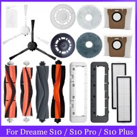 Für Dreame S10 Pro S10 Plus L10s Ultra S20 Pro Plus / XiaoMi Mijia Omni Robot X10+ Ersatzteil Haupt- und Seitenbürste Zubehör