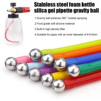 Stainless Steel Filter For High Pressure Washer Foam Cannon Snow Foam Lance Fillter with Plastic pipe Car Wash Accessories