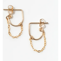 Handmade Small Hoop Earrings 14K Gold Filled Earrings Tarnish Resistant Dainty Jewelry Waterproof Jewelry Women Gifts