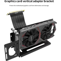 Video Card Holder Support Graphics Card Bracket Aluminum Alloy Vertical GPU PC Video Card Stand For ATX Computer Case