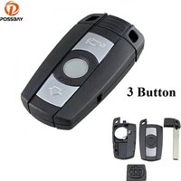 For BMW 1 3 5 6 Series E90 E91 E92 E81 E82 E84 E87 E88 E71 3 Buttons Car Key Case Cover Key Shell 66129268488 Auto Accessories